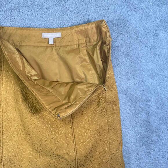 [BANANA‎ REPUBLIC] Mustard yellow gold pencil skirt - Picture 6 of 12